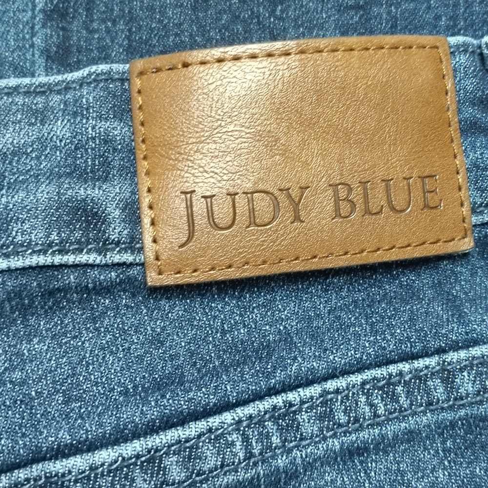 Judy Blue Mid Rise Tummy Control Straight Jeans Women's 15/32 Classic Effortless - Picture 13 of 13